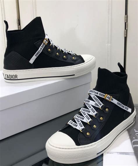 dior black high top sneakers|dior high top sneakers outfit.